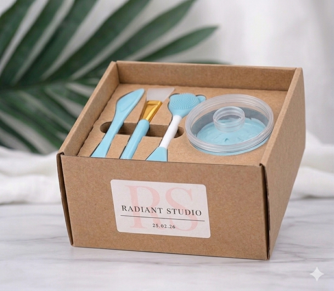 Radiant Studio™ | Professional DIY Face Mask Mixing Tool Set | Complete Beauty Application Kit