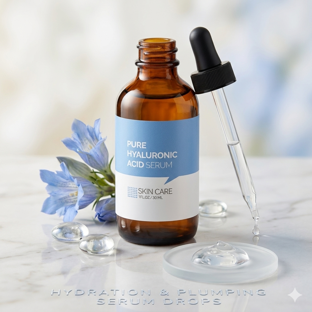 Radiant Studio™ | Pure Hyaluronic Acid Serum with Plant Squalene | Intense Hydration Treatment