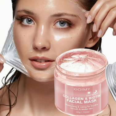 Radiant Studio™ | Collagen & Biotin Day & Night Facial Mask | Hydrating & Revitalizing Treatment