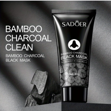 Radiant Studio™ | Bamboo Charcoal Deep Cleansing Black Mask | Purifying & Refining Treatment